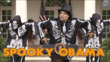 Obama Sings Spooky Scary Skeletons - This Day in H...