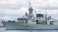 Royal Canadian Navy HMCS Vancouver Departs Pearl H...