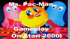 Ms Pac Man (Atari 2600) Review And Gameplay (On My...