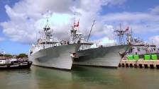 HMCS Vancouver and HMCS Ottawa Depart Pearl Harbor...