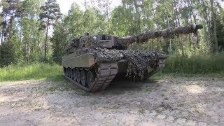 Closeups of Leopard 2A6 at Strong Europe Tank Chal...