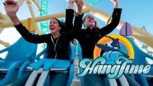 Riding HangTime! AWESOME New Roller Coaster at Kno...